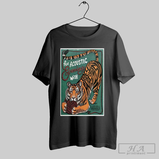 Official Poster An Acoustic Evening With Trey Anastasio Show April 2 2025 Peace Center In Greenville Sc T Shirt
