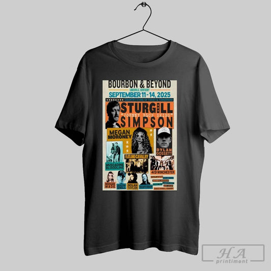 Official Poster Bourbon Beyond Louisville Kentucky Sept 11 14 2025 T Shirt