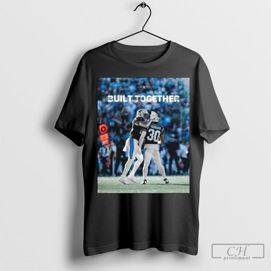 Official Poster Carolina Panthers Football Nfl Tommy Tremble Built Together Still Showing Up Keep Pounding Forever Other T Shirt