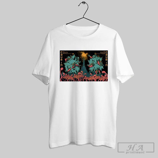 Official Poster Cave In Providence Ri Mar 27 2025 Portland Me Mar 28 2025 T Shirt