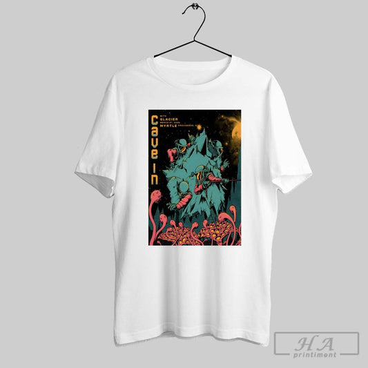Official Poster Cave In Providence Ri March 27th 2025 Tour T Shirt