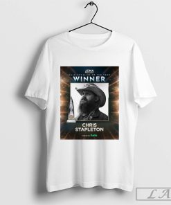 Official Poster Chris Stapleton Male Vocalist Of The Year Winner CMA Awards t-shirt