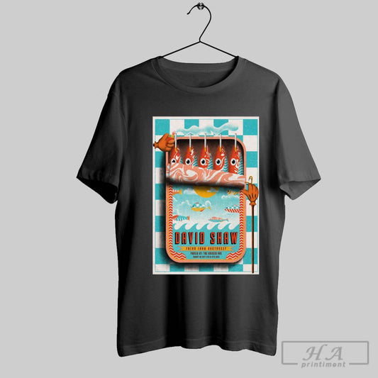 Official Poster David Shaw September 5 6 2025 Fresh From Nantucket Ma T Shirt
