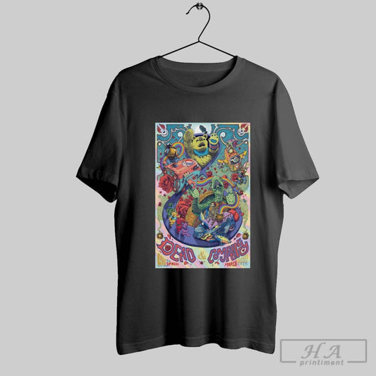 Official Poster Dead And Company Live At Sphere In Las Vegas Nv On March 20 22 2025 Concert T Shirt
