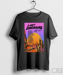Official Poster Last Dinosaurs USA Tour 2025 T-shirt