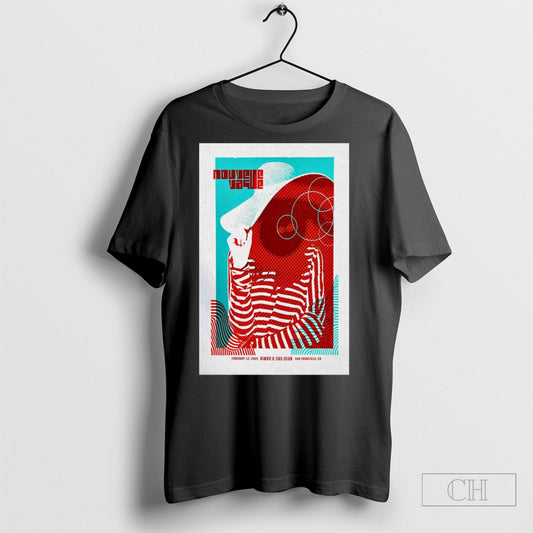 Official Poster Nouvelle Vague February 12 2025 Bimbos 365 Club San Francisco Ca T Shirt