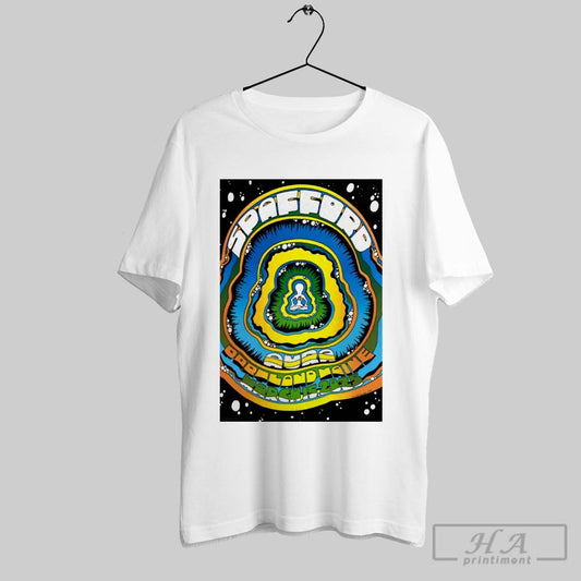 Official Poster Spafford Aura Portland Maine March 15 2025 Tour T Shirt