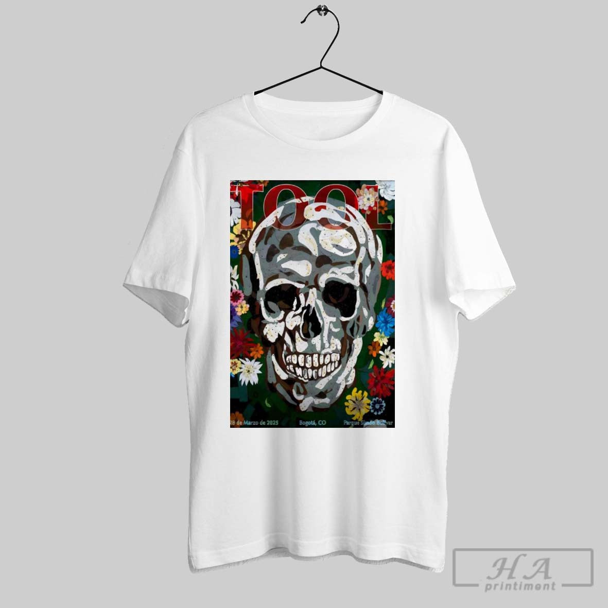 Official Poster Tool Mar 28th 2025 Parque Simon Bolivar Bogota Colombia Event T Shirt
