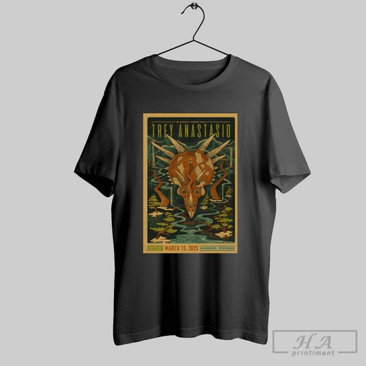 Official Poster Trey Anastasio March 15th 2025 Milwaukee Wisconsin Tour T Shirts