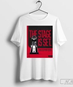 Official Poster UNLV Rebels Vs Boise State Broncos The Stage Is Set Mountain West Championship December 6 T-shirt