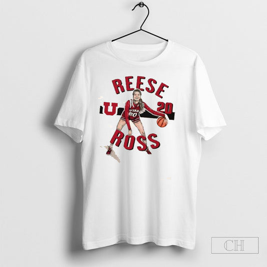 Official Reese Ross Utah Basketball Cartoon Shirt Sweatshirt Poster