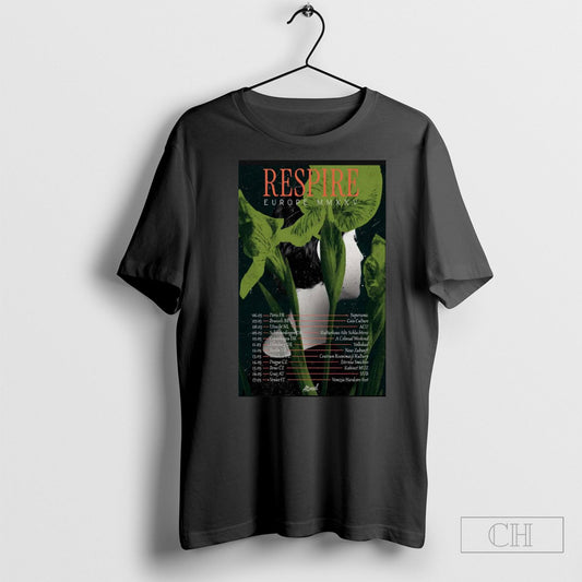 Official Respire Europe Tour 2025 Poster Shirts