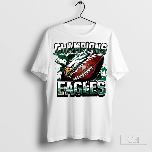 Official Retro Vintage Eagles Super Bowl 2025 Football Shirt Sweatshirt Poster