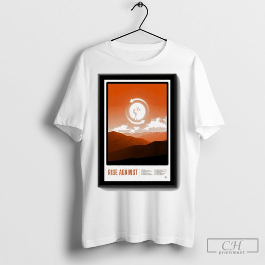 Official Rise Against European 2025 Poster Shirt Sweatshirt