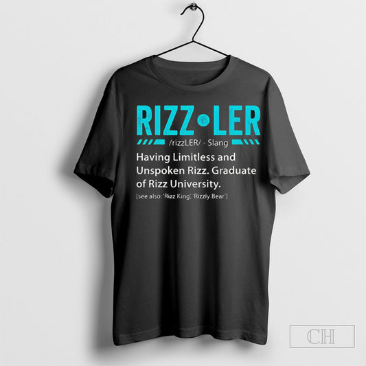 Official Rizzler Definition Rizz God Meme Rizz King Shirt Sweatshirt Poster