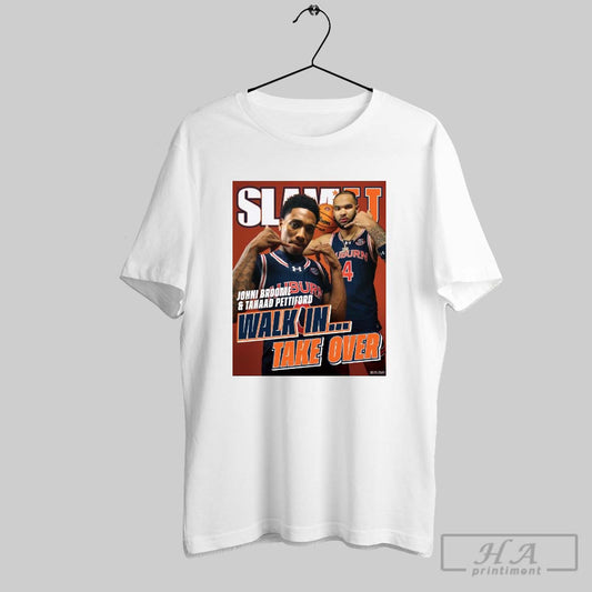 Official Slam U Johni Broome And Tahaad Pettiford On Auburns Dominant Run Walk In Taking Over The Sec Auburn Tigers Poster T Shirt