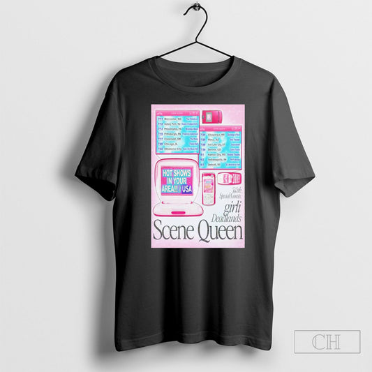 Official Scene Queen Hot Shows In Your Area Tour 2025 Poster T Shirt Sweatshirt