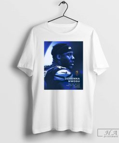 Official Seattle Seahawks Uchenna Nwosu Walter Payton Man of the Year Award Nominee 2024 Poster t-shirt