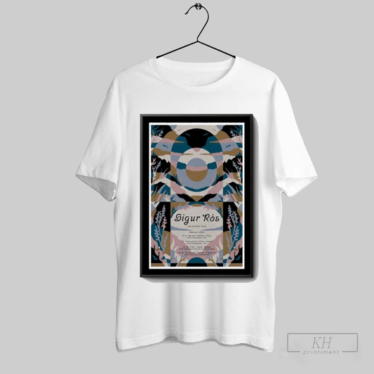 Official Sigur Ros Orchestral Tour Asia 2025 Poster Shirt T Shirt