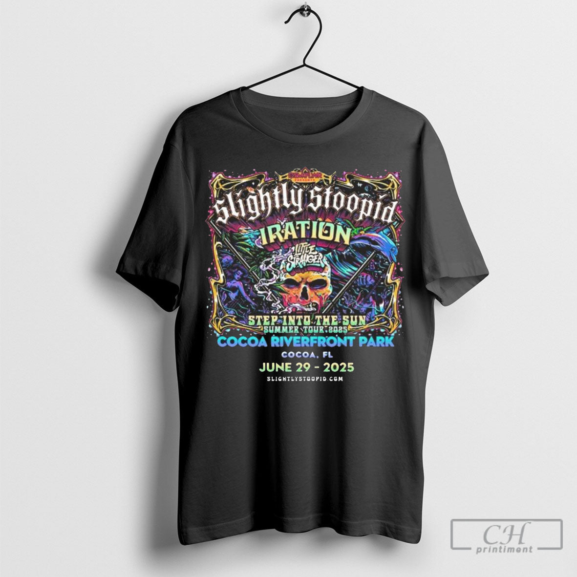 Official Slightly Stoopid Step Into The Sun Summer Tour 2025 In Cocoa Fl At Cocoa Riverfront Park On June 29 2025 Shirt Sweatshirt Poster