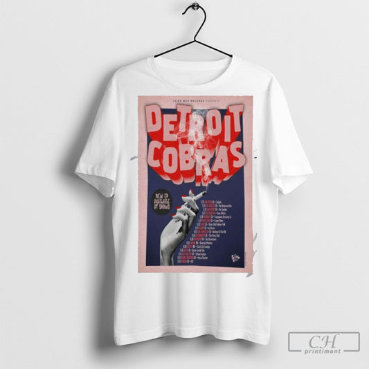 Official Spring Tour 2025 The Detroit Cobras Poster Shirt Sweatshirt