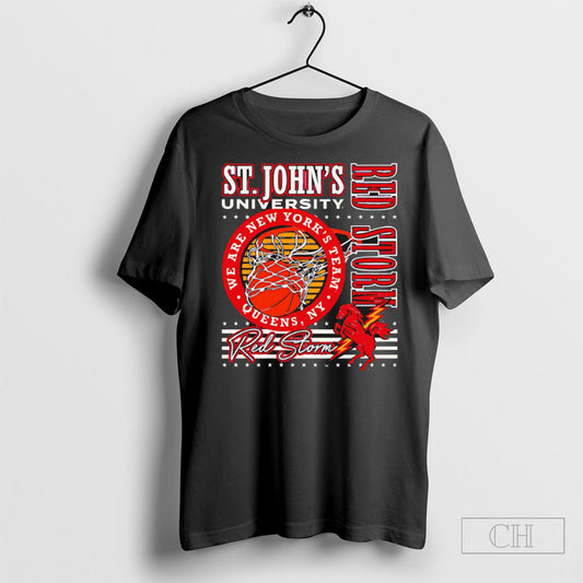 Official St Johns University New Yorks Team Queens Ny Red Storm Shirt Sweatshirt Poster