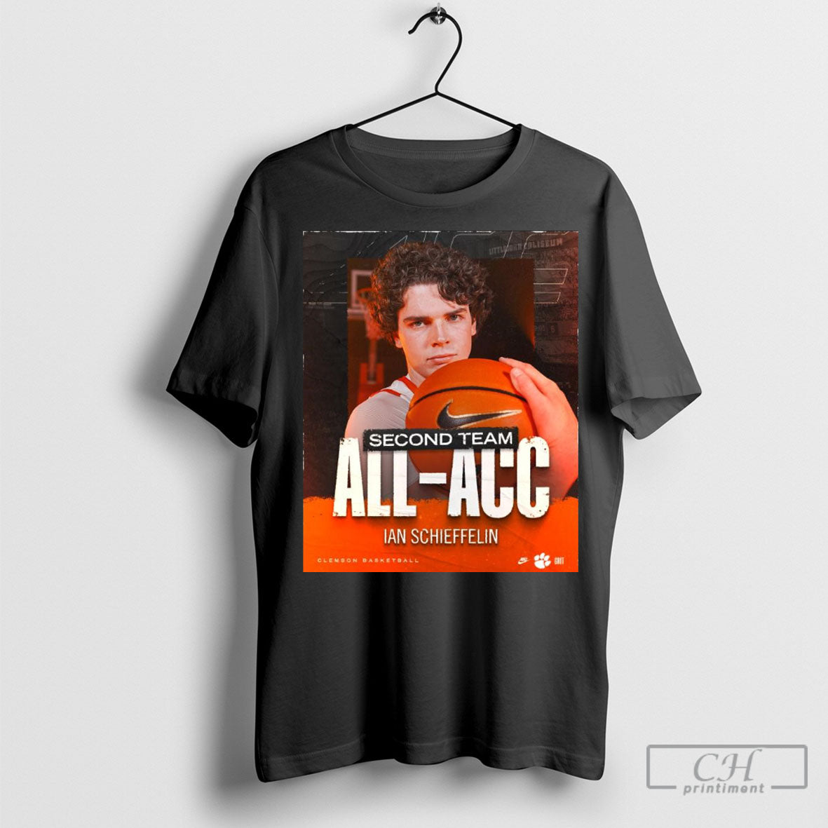 Official Still Cookin Second Team All Acc For Ian Schieffelin Clemson Tigers Basketball Poster T Shirt
