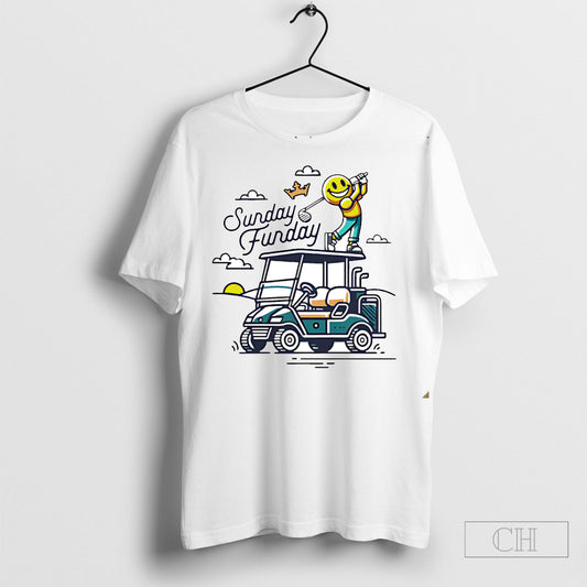 Official Sunday Funday Golf Shirt Sweatshirt Poster