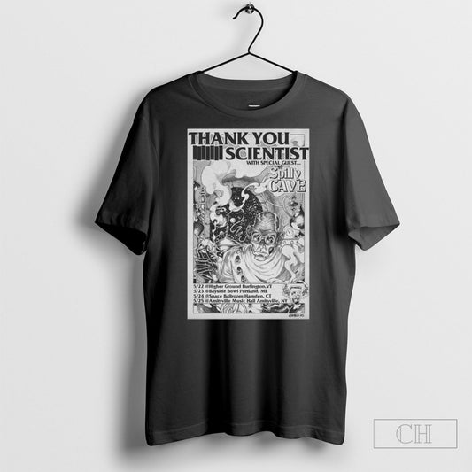 Official Thank You Scientist Cave May 2025 Tour Poster Shirt Sweatshirt