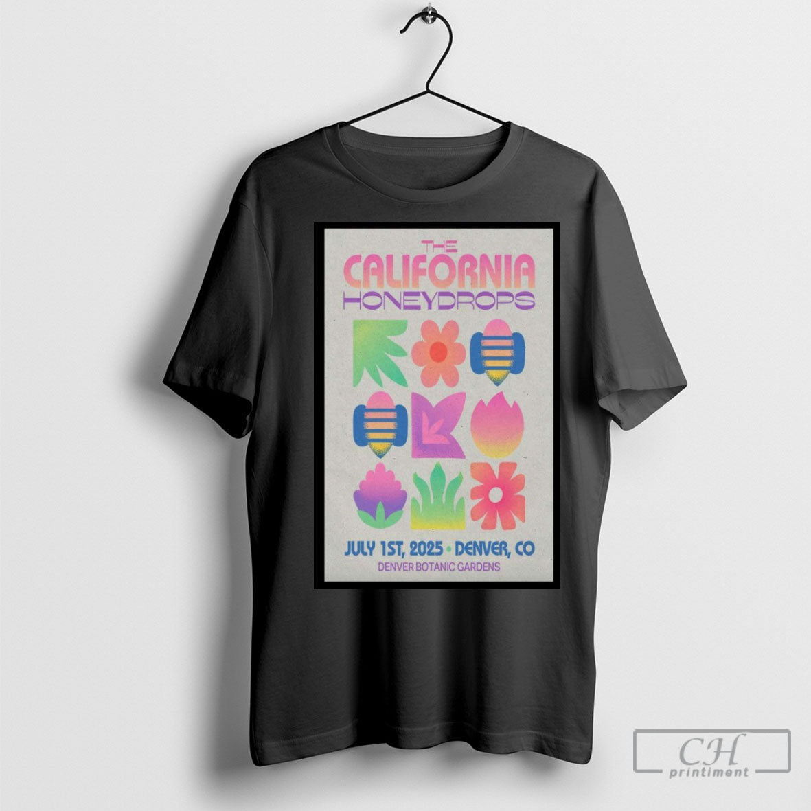 Official The California Honeydrops July 1 2025 Denver Botanic Gardens Denver Co Poster Shirt Sweatshirt