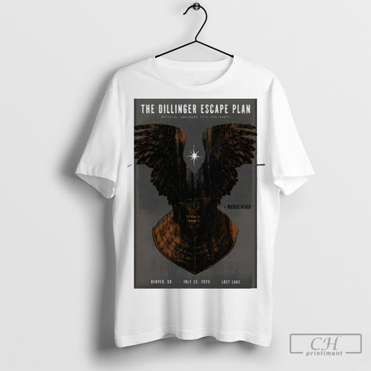 Official The Dillinger Escape Plan 07 25 2025 Lost Lake Denver Co Event Poster T Shirt Sweatshirt