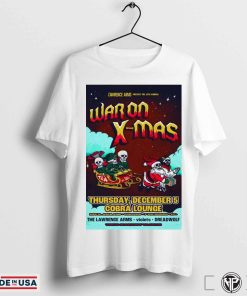 Official The Lawrence Arms Dec 5 2024 Cobra Lounge Chicago, IL Tour Poster T-Shirt
