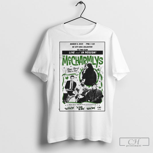 Official The Mccharmlys March 9 2025 San Diego Ca Poster T Shirt Sweatshirt Cutom Poster Coffee Mugs Ornaments