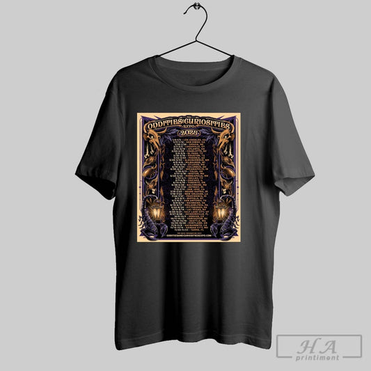 Official The Oddities And Curiosities Expo 2025 1 4 1 5 Los Angeles Ca 1 11 1 12 San Diego Ca Poster T Shirt