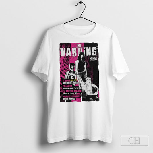 Official Top The Warning 2025 European Tour Poster Tee Sweatshirt Tee Shirt