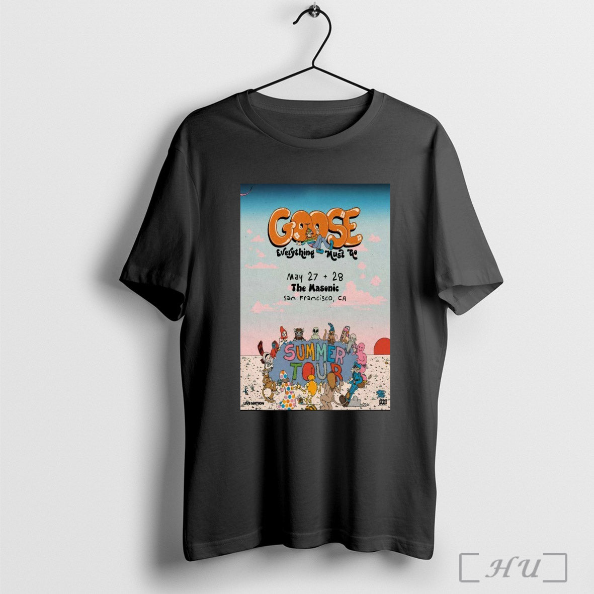 Official Tour 2025 Goose Francisco Ca Poster T Shirts Sweatshirt