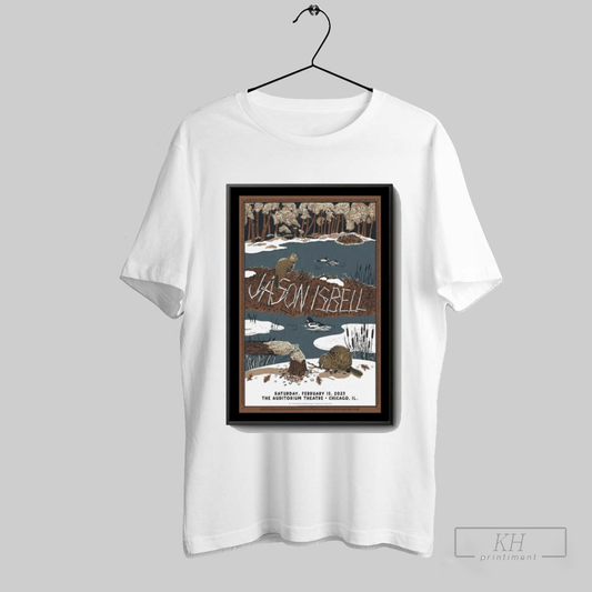 Official Tour 2025 Jason Isbell And The 400 Unit Chicago Il Poster Shirt T Shirt
