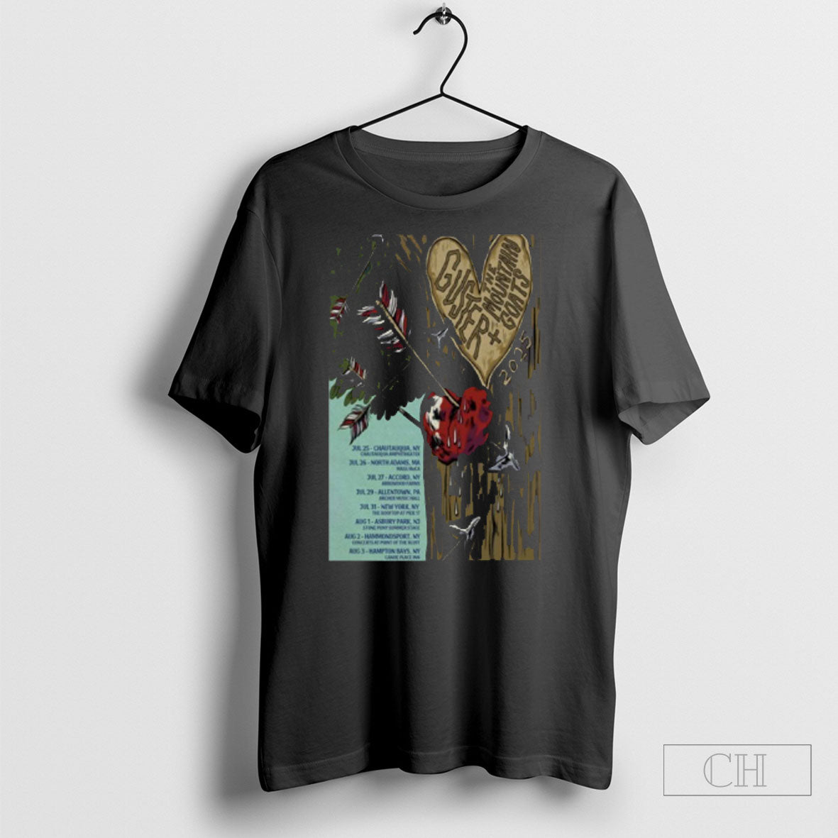 Official Tour The Mountain Goats Guster Poster Shirt Sweatshirt Tee Shirt