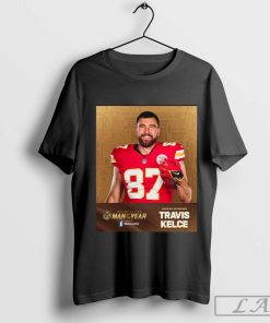 Official Travis Kelce Kansas City Chiefs 2024 Walter Payton NFL Man of the Year Award Poster t-shirt