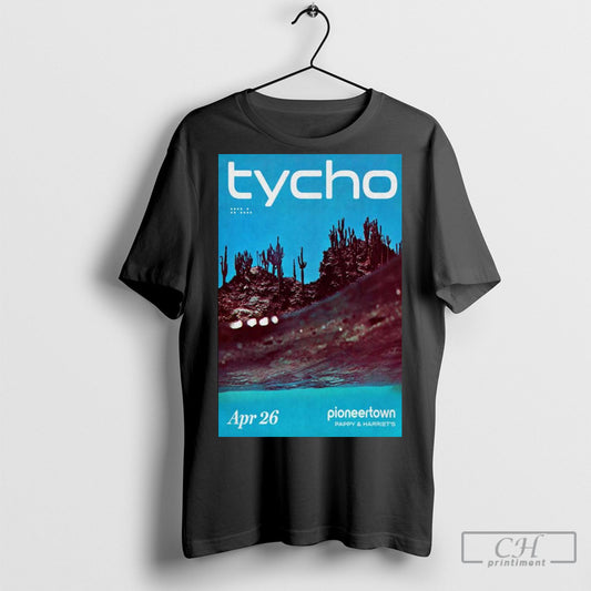 Official Tycho 4 26 2025 Pappy Harriets In Pioneertown Ca Poster Shirt
