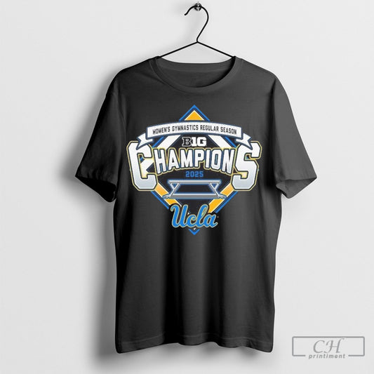 Official Ucla Bruins 2025 Big Ten Womens Gymnastics Regular Season Champions Shirt Sweatshirt Cutom Poster Coffee Mugs Ornaments