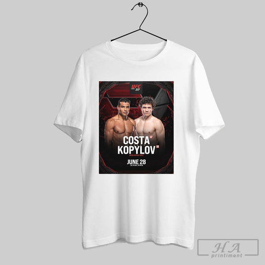 Official Ufc 317 Costa Vs Kopylov Middleweight Bout June 28 2025 Las Vegas Nevada Poster T Shirt