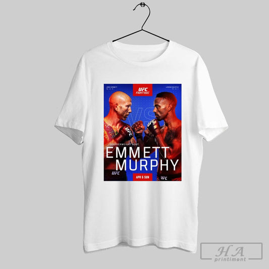 Official Ufc Fight Night Featherweights Bout Josh Emmett Vs Lerone Murphy April 6 2025 Sunday Poster T Shirt