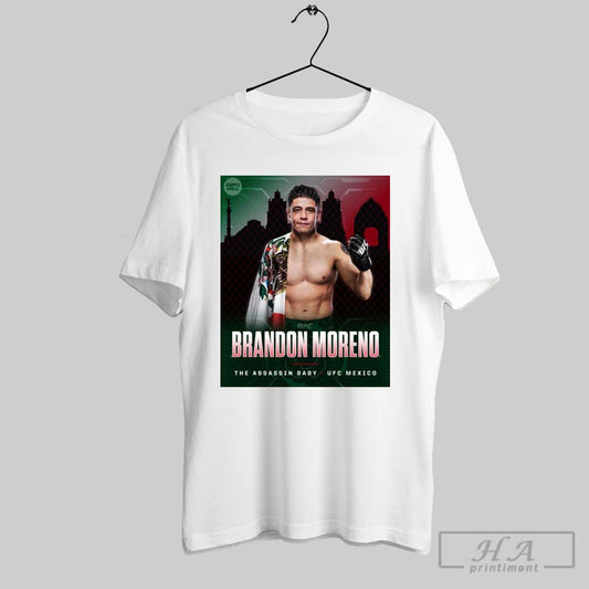 Official Ufc Mexico 2025 Back To Back Wins For Brandon Moreno The Assassin Baby Poster T Shirt