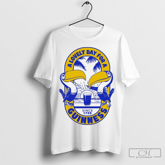 Official Unik Clothing Guinness X Un Ik Tropical Shirt Sweatshirt Poster
