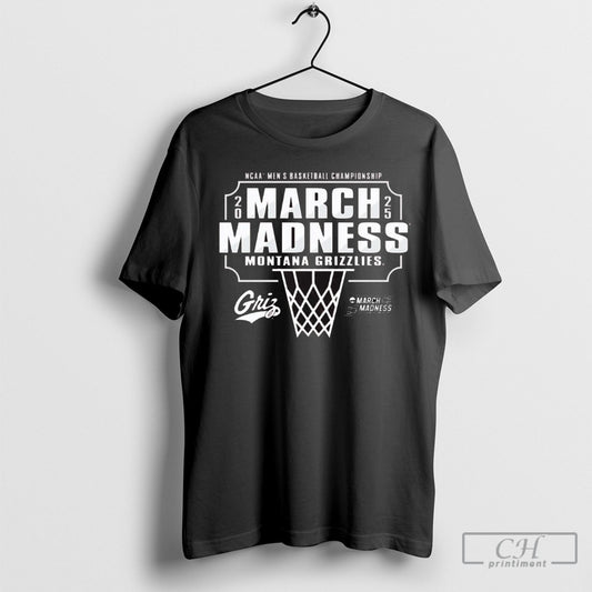 Official University Of Montana Grizzlies Mens Basketball Championship 2025 Ncaa Tournament Bound March Madness T Shirt Sweatshirt Poster