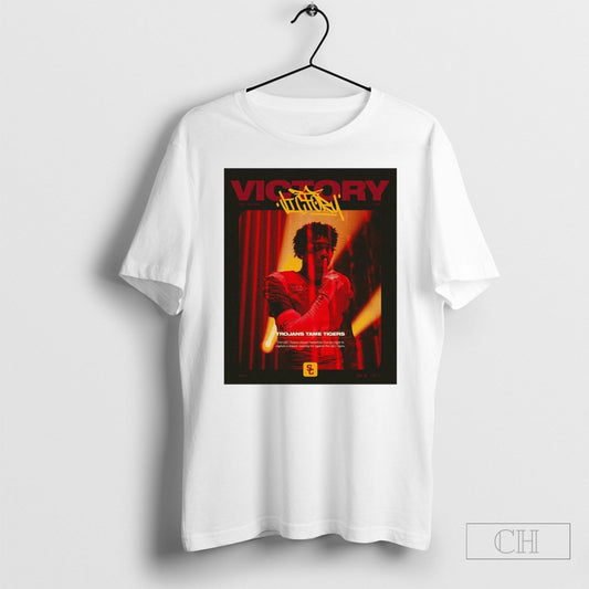 Official Victory Usc Trojans Trojans Tame Tigers The Usc Trojans Played Masterfully Sunday Night Poster T Shirt