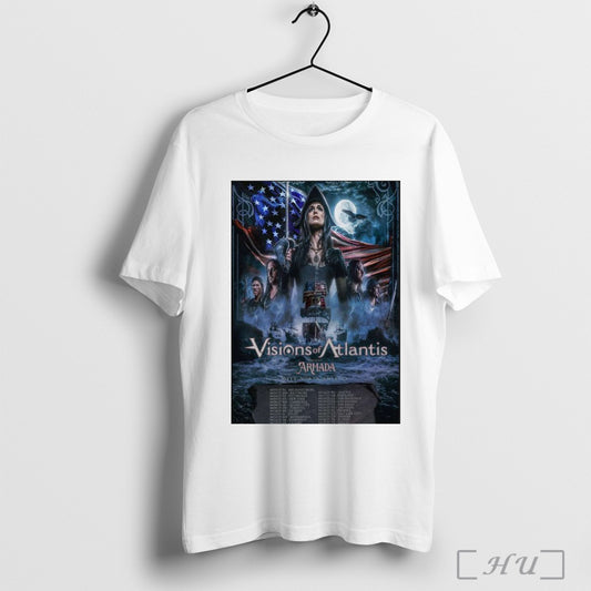 Official Visions Of Atlantis North American Tour 2025 Poster T Shirt Sweatshirt