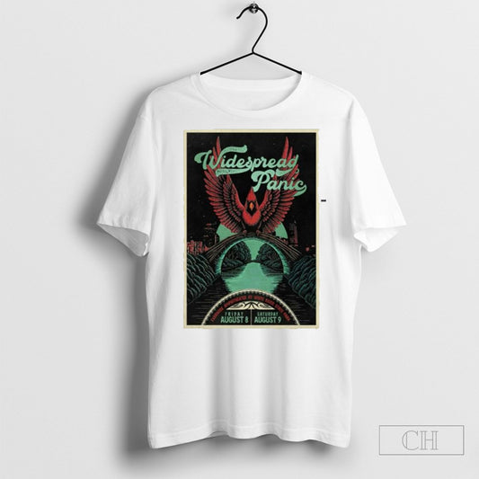 Official Widespread Panic Aug 8 9 2025 Everwise Amphitheater At White River State Park Poster T Shirt Sweatshirt Tee Shirt