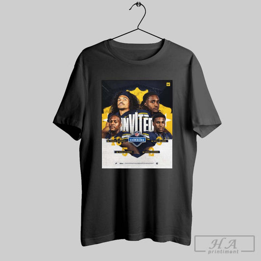 Official Woodson Harris Buchanan Williams California Golden Bears Football Invited 2025 Nfl Scouting Combine Lucas Oil Stadium Poster T Shirt
